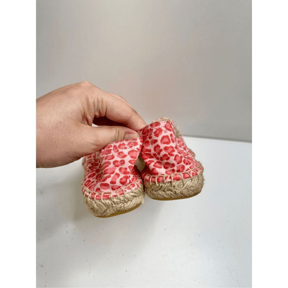Joules Espadrilles Womens Size 9US Pink Leopard Print Slip On Shelbury Shoes NEW - Picture 7 of 10